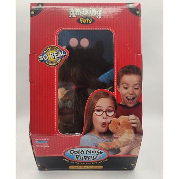 Playmates Amazing Pets Cold Nose Puppy Yorkshire Terrier Open Box Barks Wag Tail - Picture 8 of 16